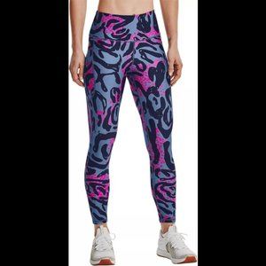 Under Armour HeatGear Armour No-Slip Waistband Printed Ankle Leggings